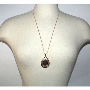 Vintage MQ MEGATRON QUARTZ - Hong Kong Gold Tone Pendant Watch